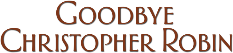 Goodbye Christopher Robin Image - Peach (800x310), Png Download