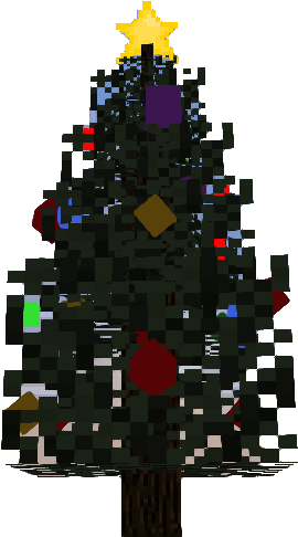 Yslourb - Christmas Tree (346x506), Png Download