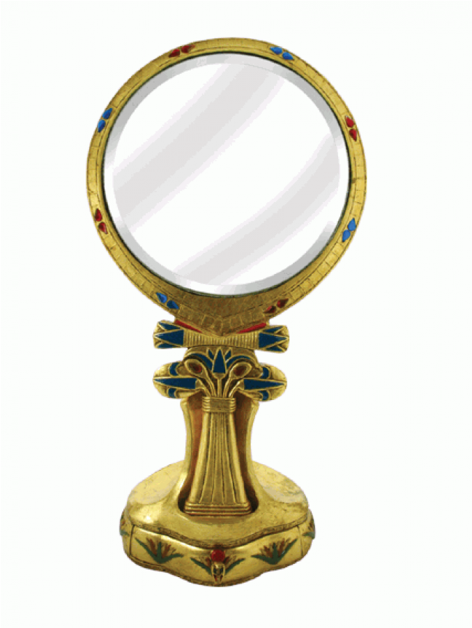 Egyptian Hand Mirror With Stand At Labeshops, Home - Mirror Egypt (900x900), Png Download