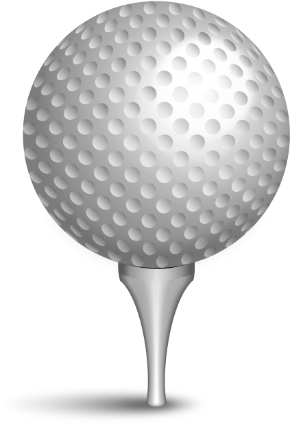 Golf Ball Png - Golf Ball On Tee Png (800x842), Png Download