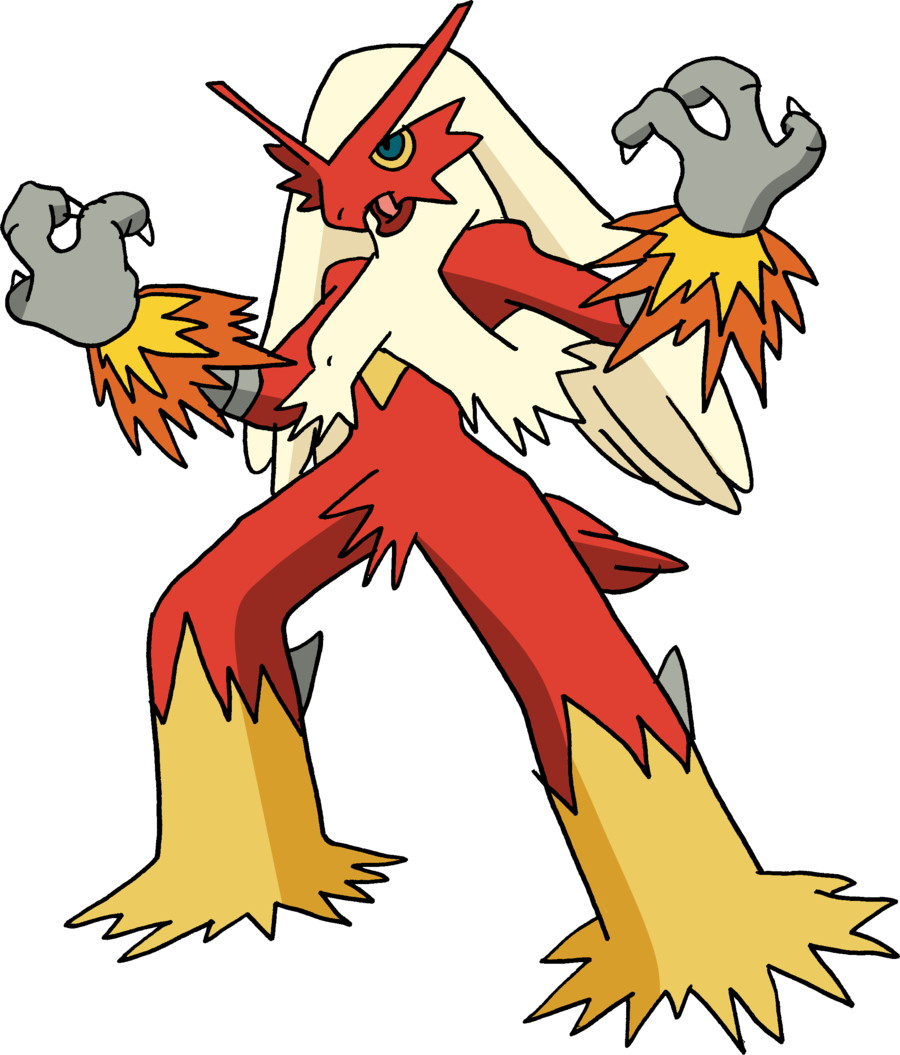257 Blaziken By Tails19950-d4ror7l - Pokemons Of Hoenn League (900x1055), Png Download
