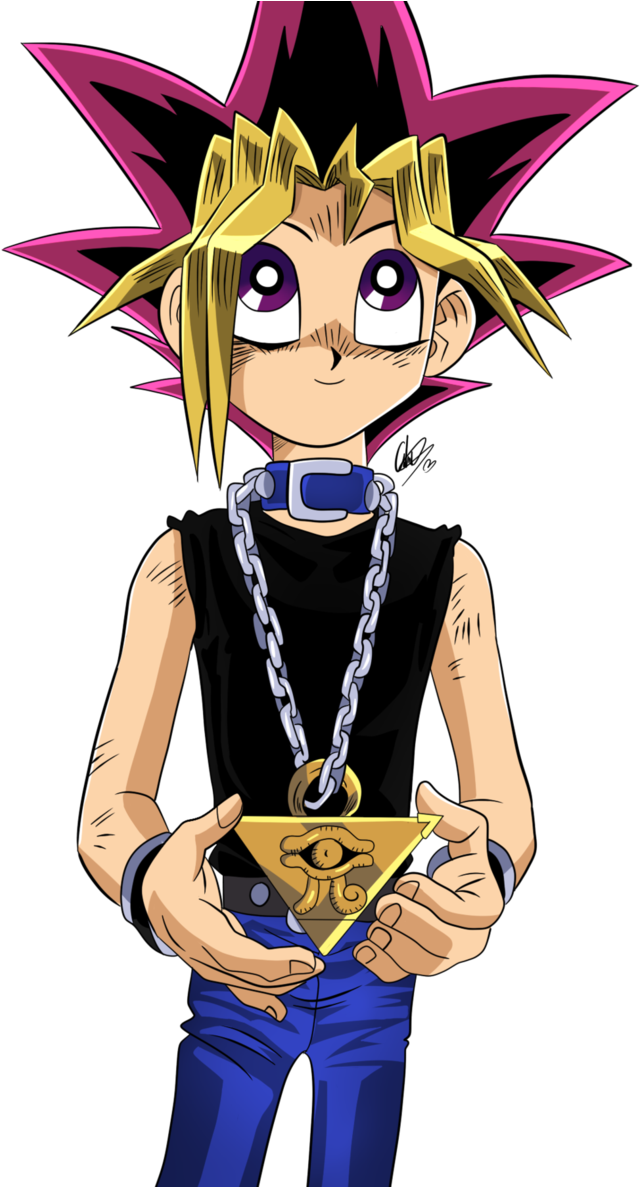 Beat Up Yugi Looks Happy Though "yeah Kill Me " - Yu Gi Oh De Cuerpo Completo (673x1186), Png Download