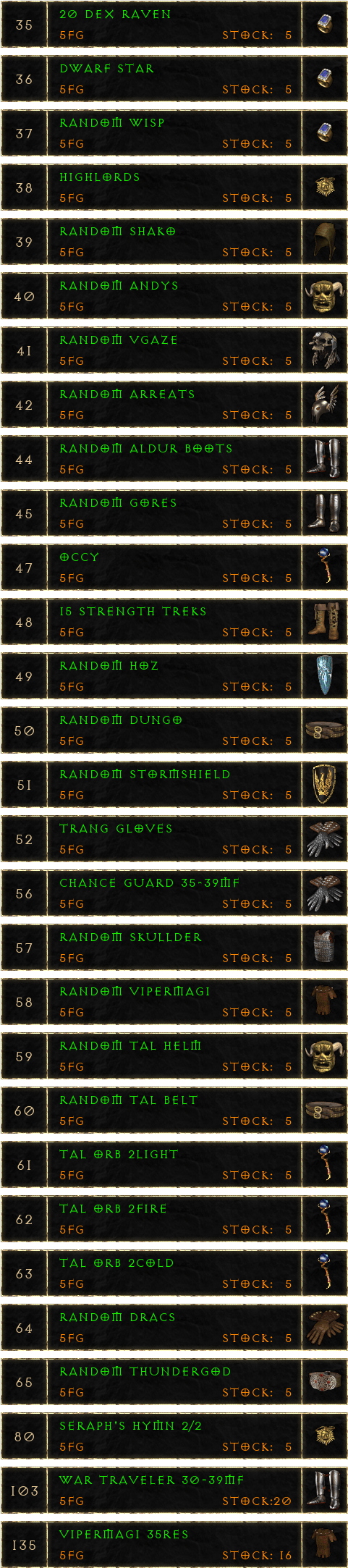 Have A Unique I Don't Have Listed Pm Me The Stock Auto - 號 哈 莫 雷 特 (490x2175), Png Download