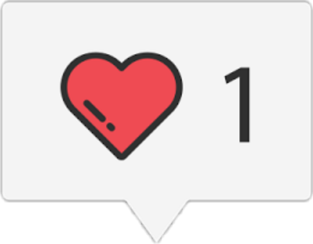 Instagram Heart Social Instagram Girl Girl Like Top - Like Button (1024x800), Png Download