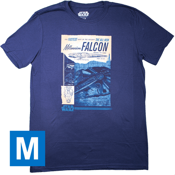 Millennium Falcon Blueprint Men's T-shirt - Respiratory Care Week Shirts (600x600), Png Download