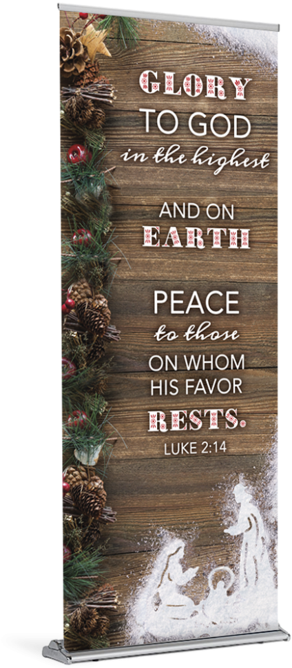 Christmas Banner Christmas Banner - Spruce (1024x1024), Png Download