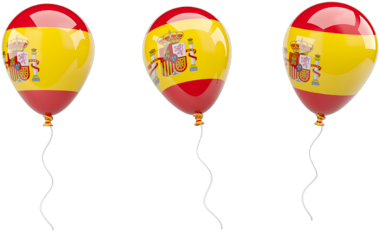 Illustration Of Flag Of Spain - Spain Flag Balloons Png (640x480), Png Download