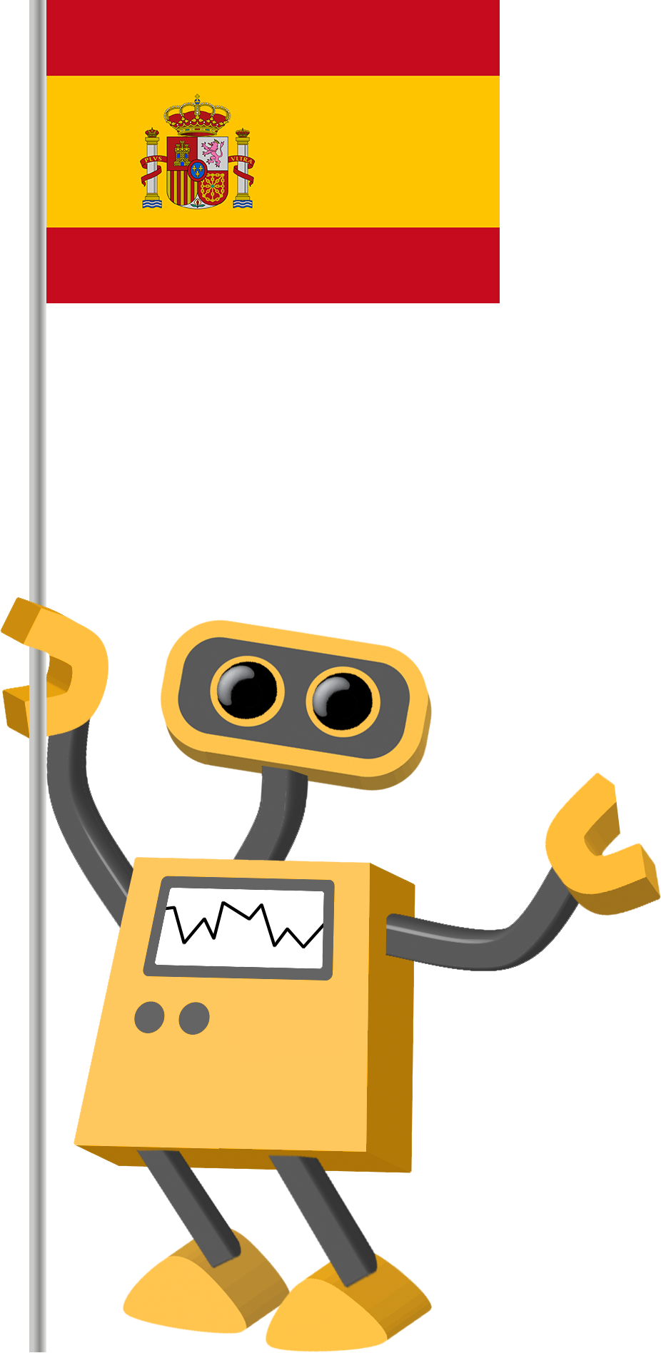 Flag Bot, Spain - Background Presentation Canada (926x1896), Png Download