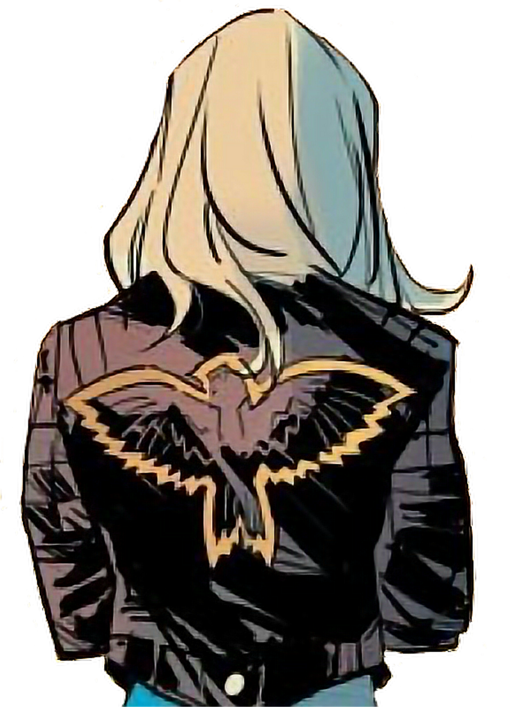 Blackcanary Sticker (1024x1419), Png Download