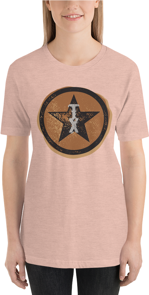 Texas Star Women's T-shirt - Shirt (1000x1000), Png Download