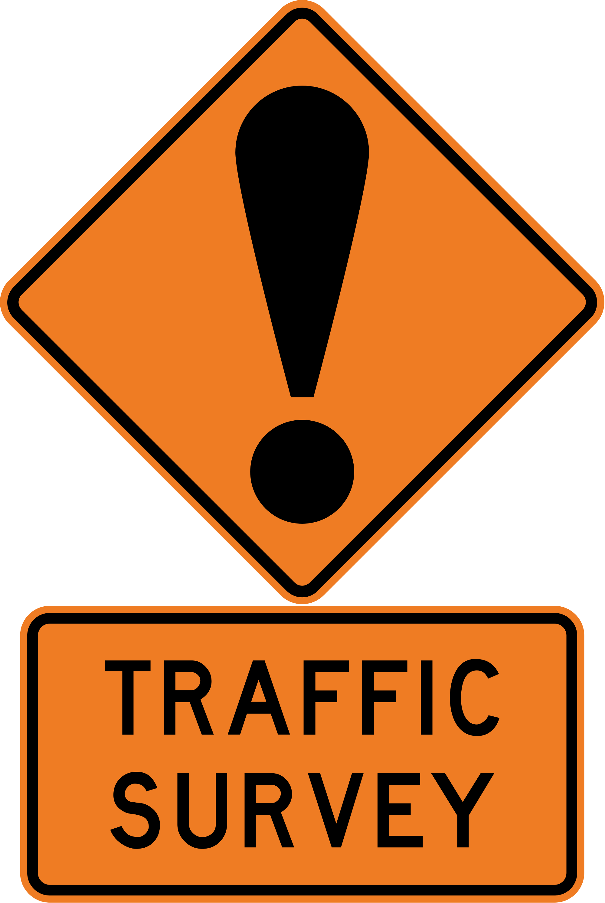 Open - Trucks Crossing Sign Nz (2000x2986), Png Download