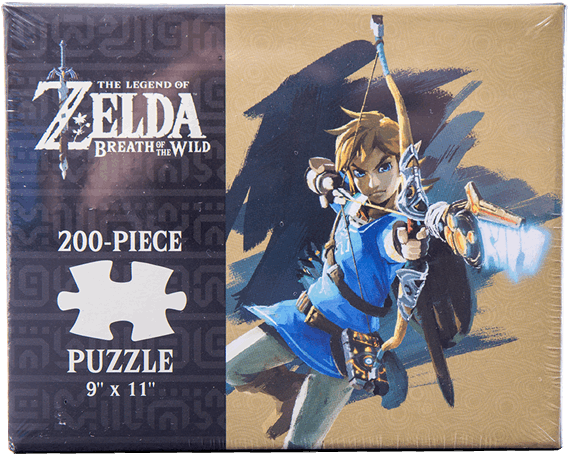 Nintendo Zelda Breath Of The Wild 200 Piece Puzzle - Minecraft Breath Of The Wild Link Skin (600x600), Png Download