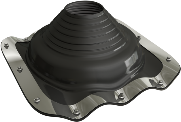 Metal Roof Ezi Black - Metal Roof (1000x707), Png Download
