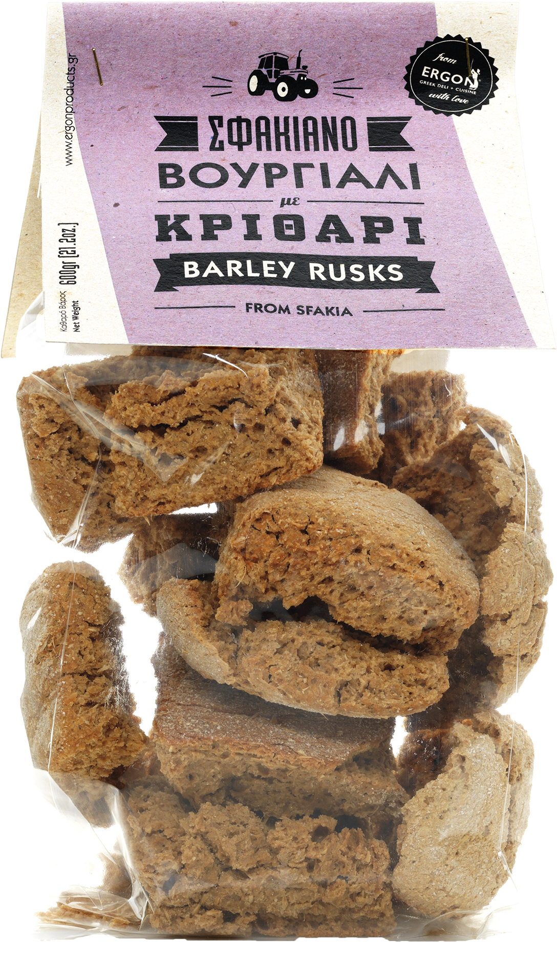 Barley Rusks 600gr - Barley Rusks (2160x2349), Png Download