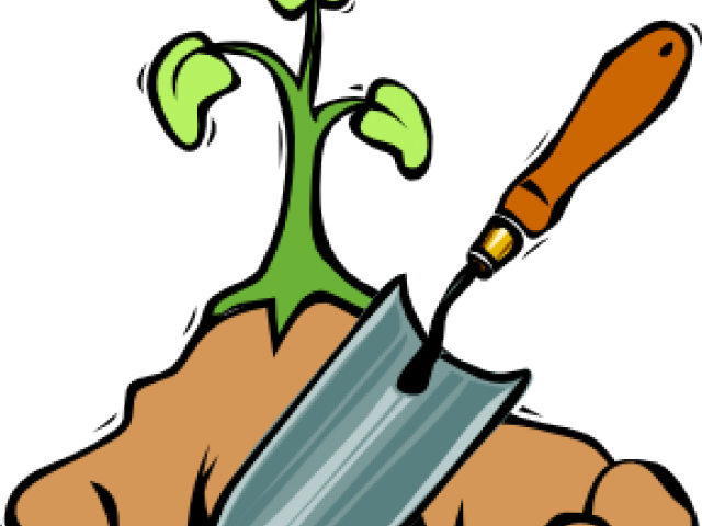 Weed Clipart Lady Gardener - Gardening Tools Clipart (640x480), Png Download