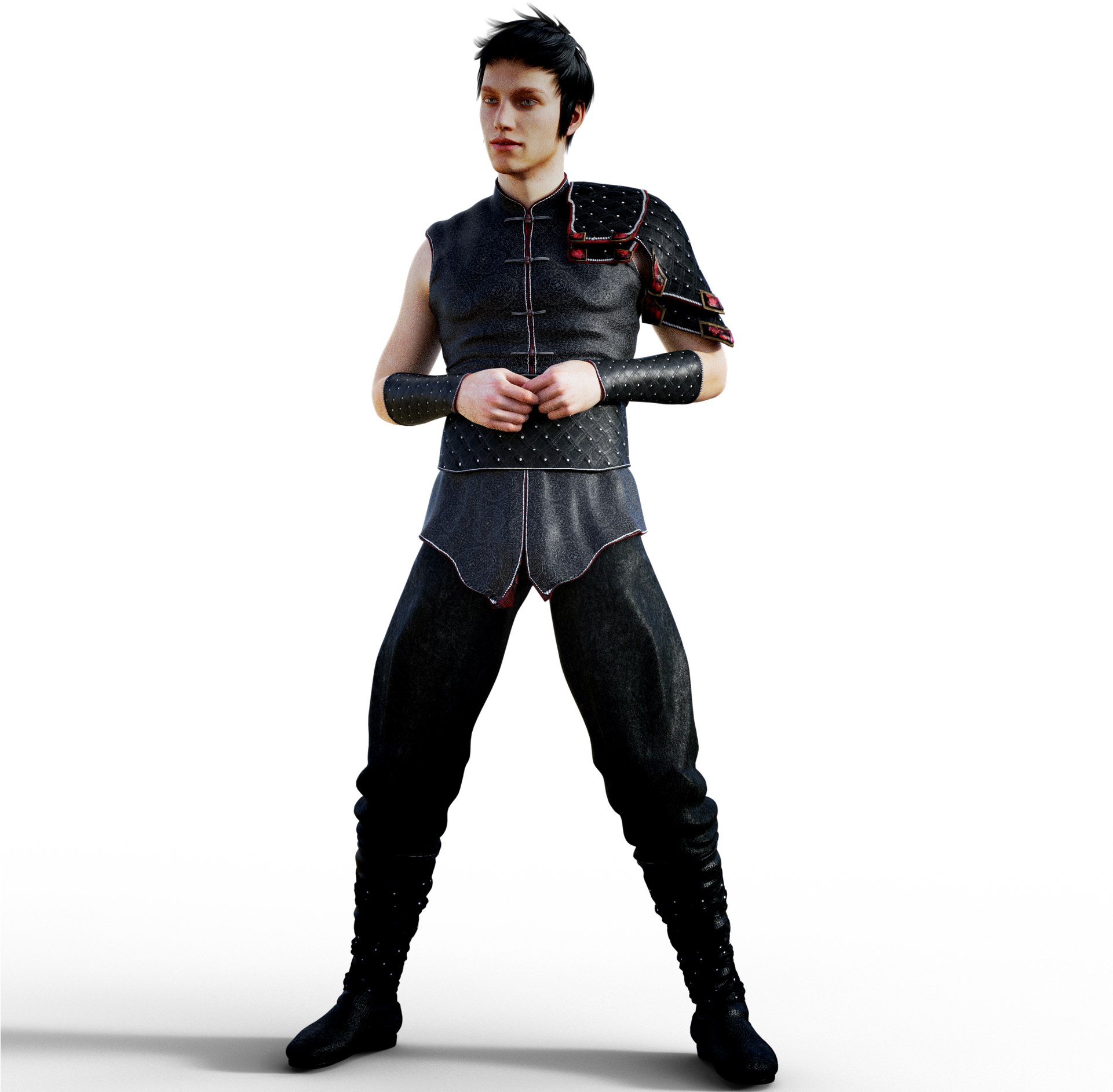 Animated Fighter Png Image - Fantasy Martial Arts Clothing (1920x1920), Png Download