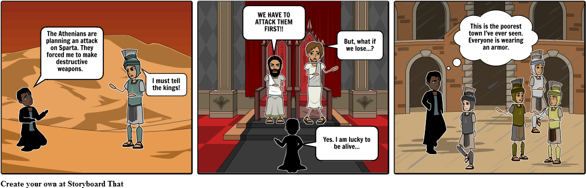 Spartan - Cartoon (1164x385), Png Download