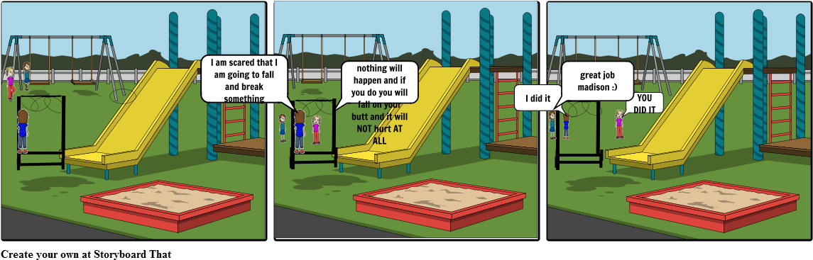 Swinging Monkey Bars - Comics (1164x385), Png Download