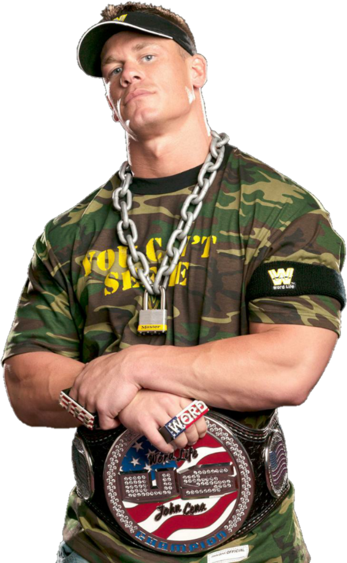 Image Id - - John Cena United States Championship (1200x1820), Png Download
