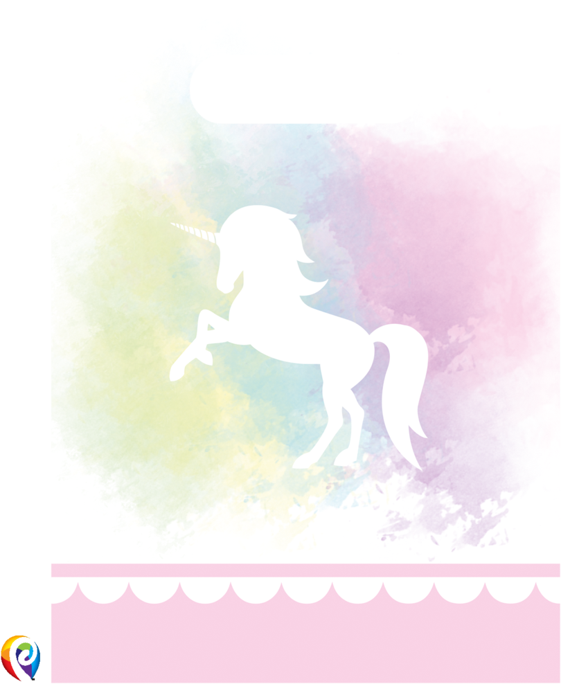 Believe In Unicorns Party Treat Bags - Gift Bags (844x1024), Png Download