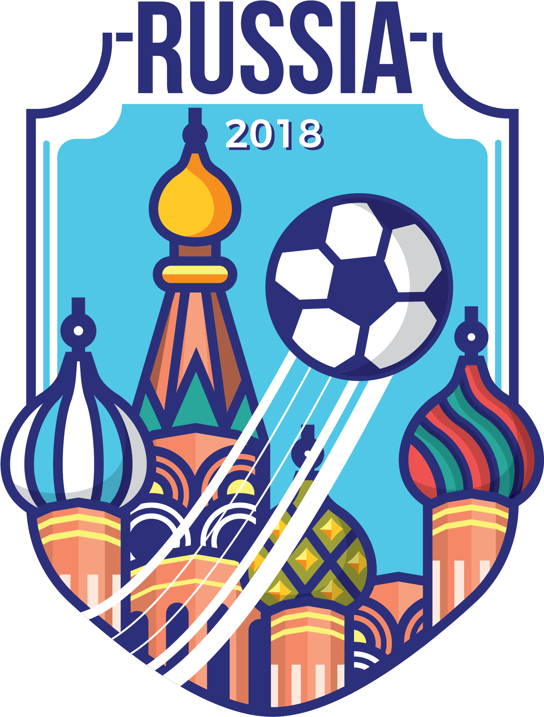 Russia 2018 Logo Png - World Cup 2018 Russia Logo Png (2917x2917), Png Download