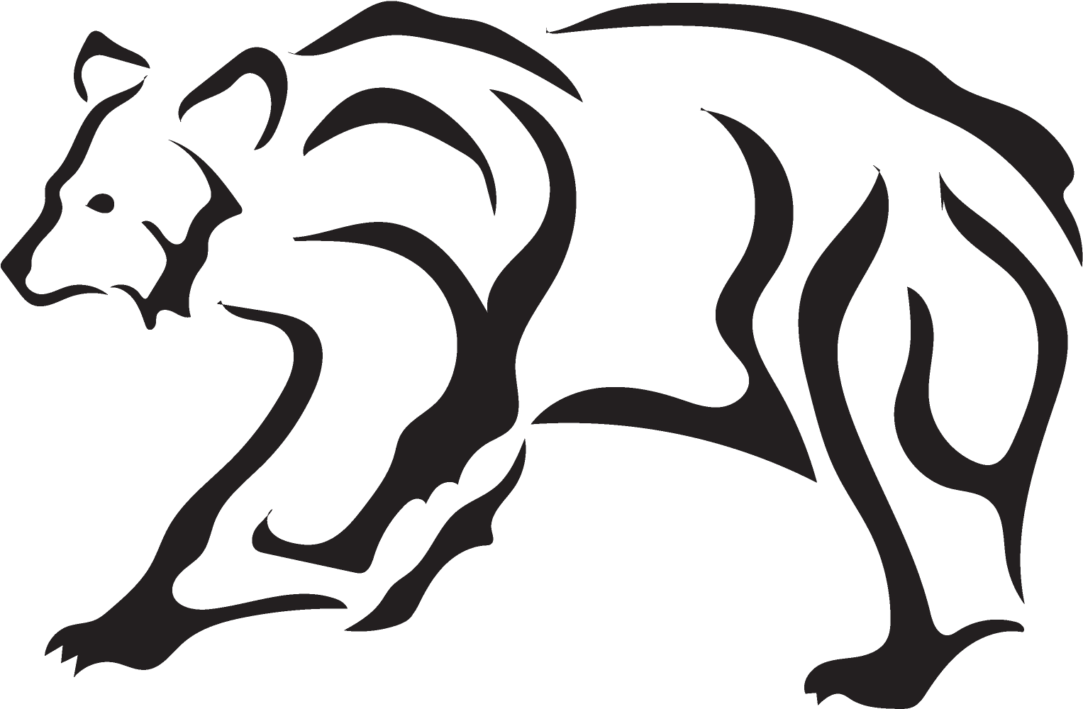 Lioness And Basketball Clipart Black And White - Illustration (1764x1764), Png Download