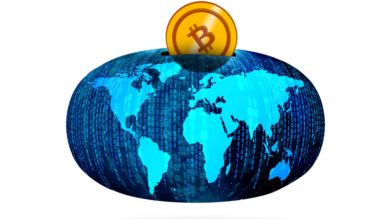 4 Unexpected Ways Blockchain Technology Will Transform - World Map (1320x742), Png Download