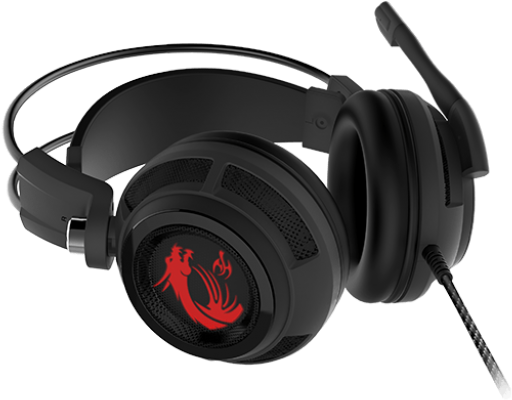 Ds502 Gaming Headset - Msi Headset Ds502 (1024x819), Png Download