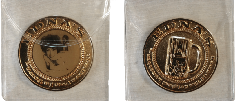 Lunchbox Coin Front And Back In Plastic Tranparent - Coin (1050x350), Png Download