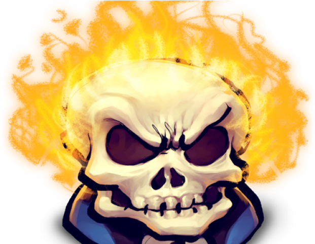 Ghost Rider Head Transparent Background (640x480), Png Download