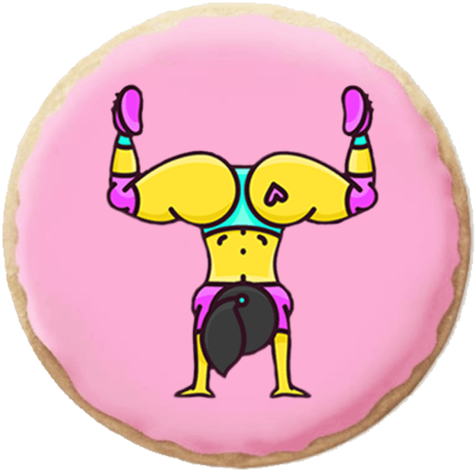 Twerk -100mg - Perreo Cartoon (761x770), Png Download