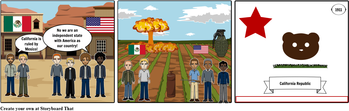 Bear Flag Revolt ~ Rochelle - Bear Flag Revolt (1164x385), Png Download