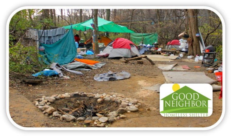 Good Neighbor Homeless Shelter - Camping (775x464), Png Download