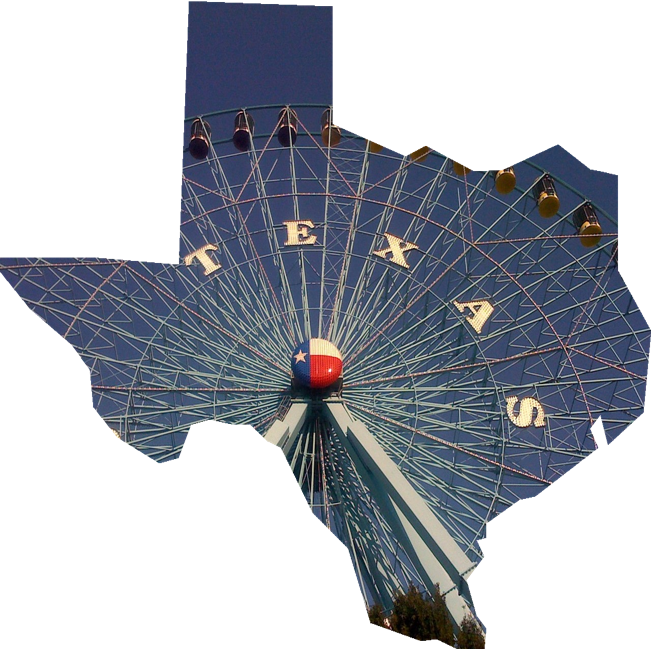 Map - State Fair Of Texas (651x649), Png Download