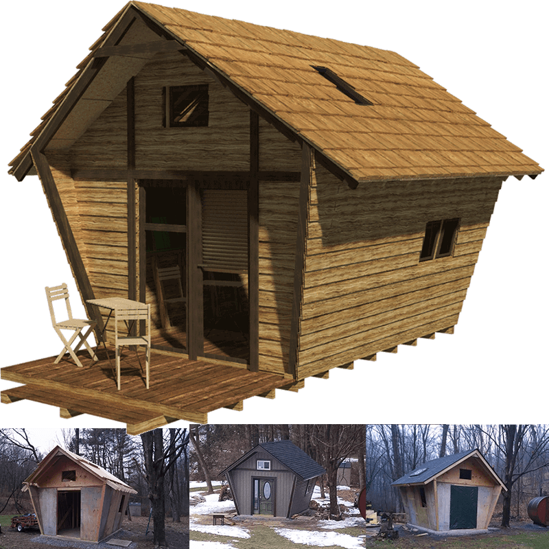Pentagon Cabin Plans Ann - Pentagon Small Homes (800x800), Png Download