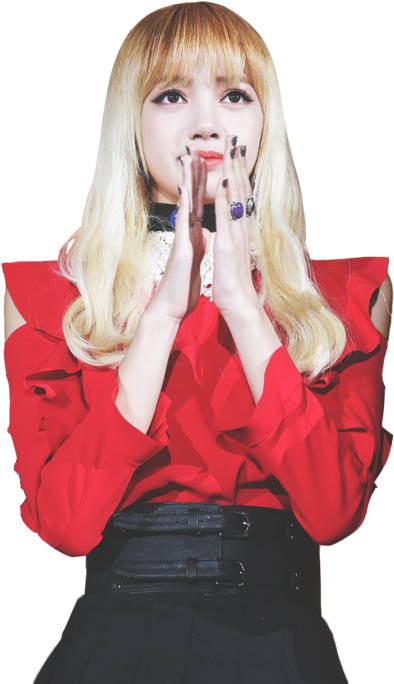 Lisa Blackpink Colores De Pelo (500x750), Png Download