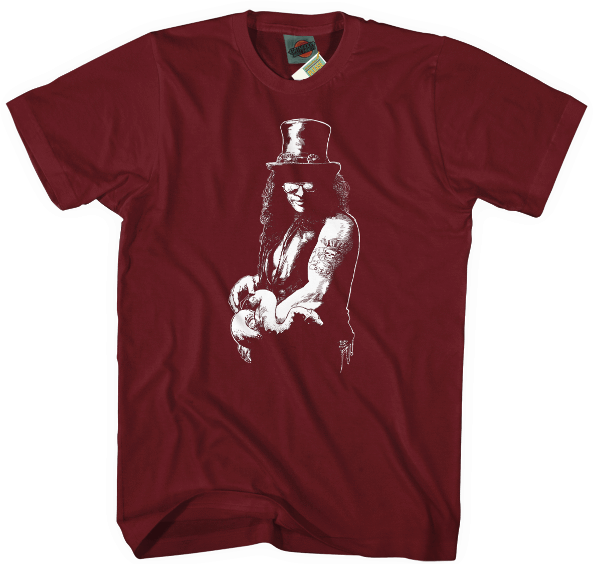 Slash Inspired Guns N' Roses T-shirt - T Shirt Plasmatics (1200x1133), Png Download