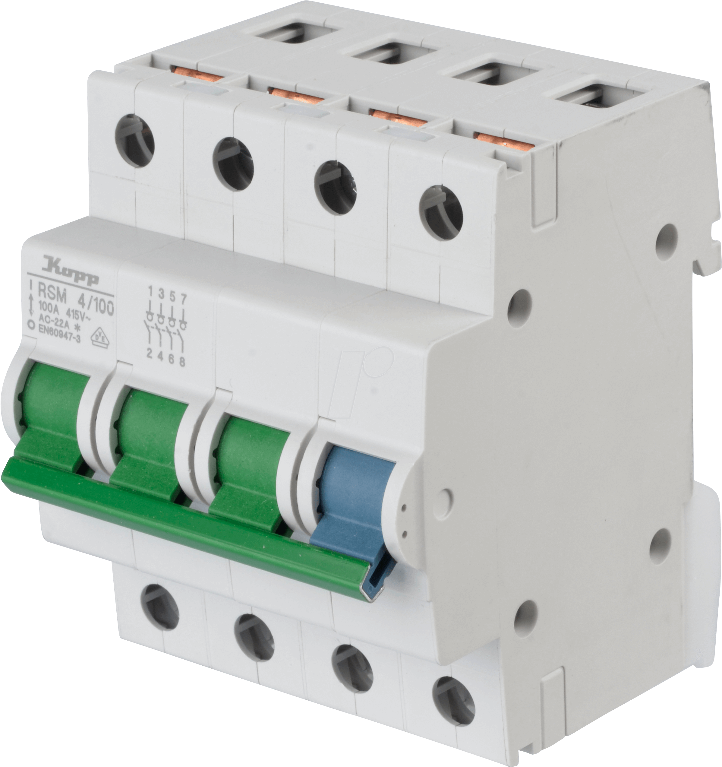 Rs 4 100 - 4 Pole Main Switch (2472x2664), Png Download