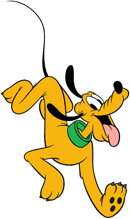 Pluto Running (442x740), Png Download