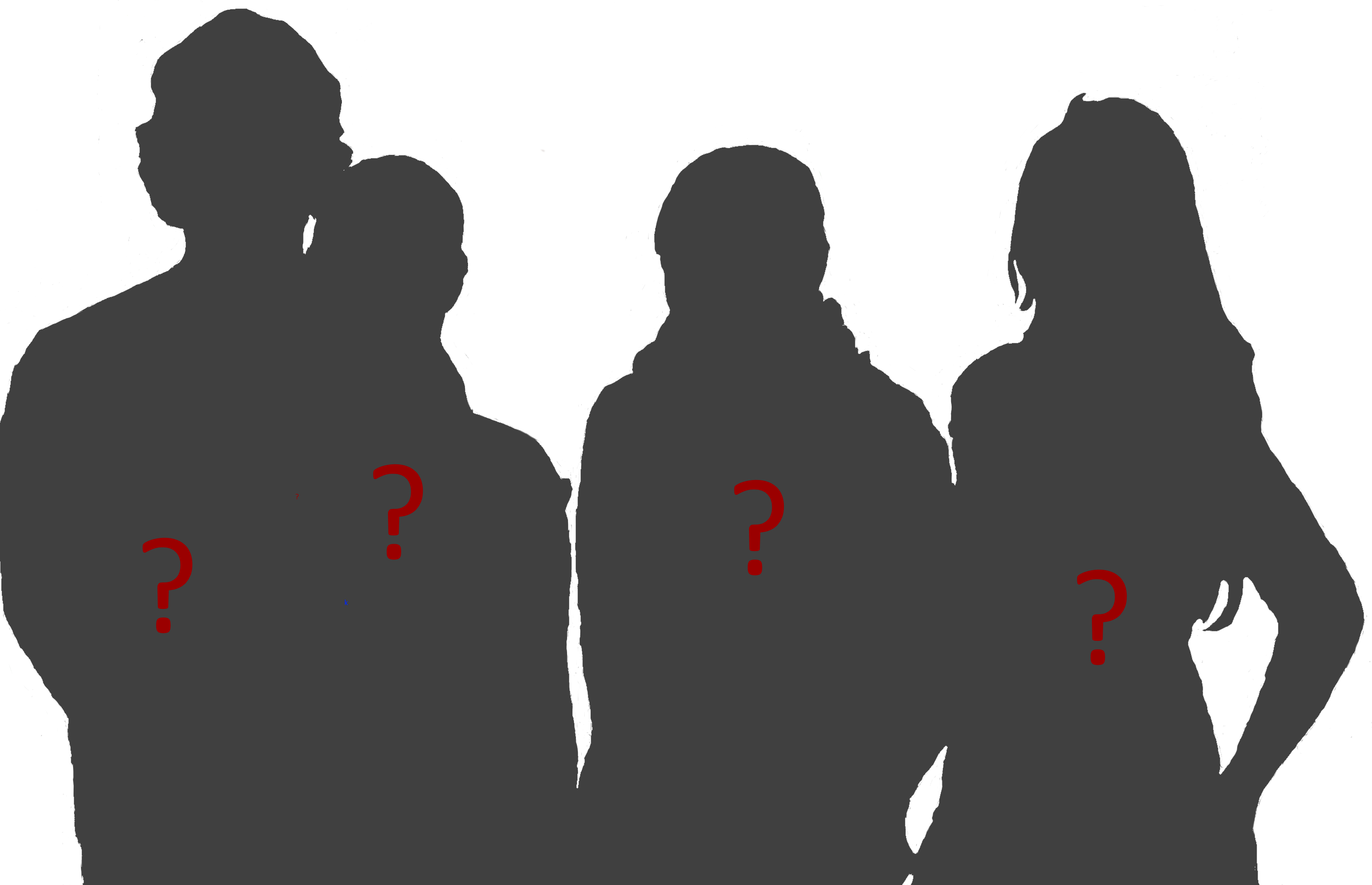 Who We Are - Silhouette (2797x1805), Png Download