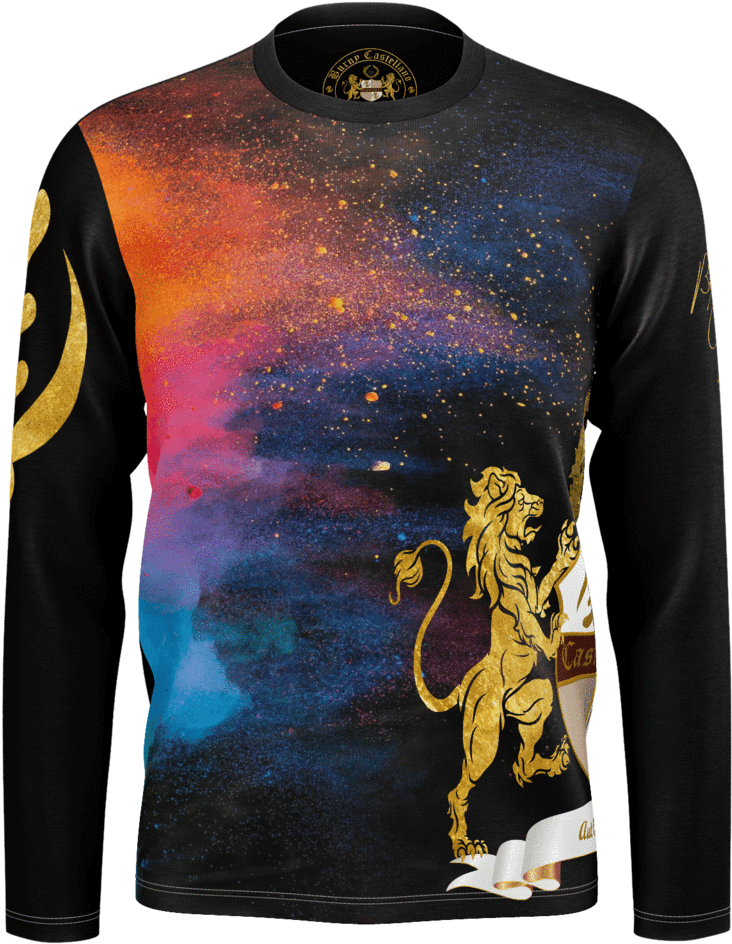 Castellano Color Explosion Season - Long-sleeved T-shirt (1024x1024), Png Download