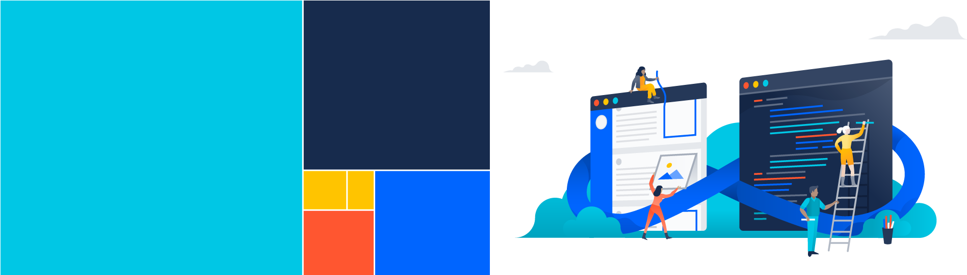 5 Color - Atlassian Illustrations (1920x540), Png Download