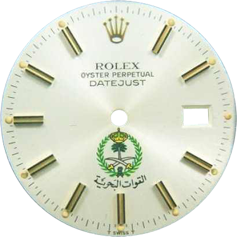 Rare Rolex Datejust Saudi Royal Naval Forces Crest - Patek Philippe 5711 Dial Factory Original For Sale (1000x1000), Png Download