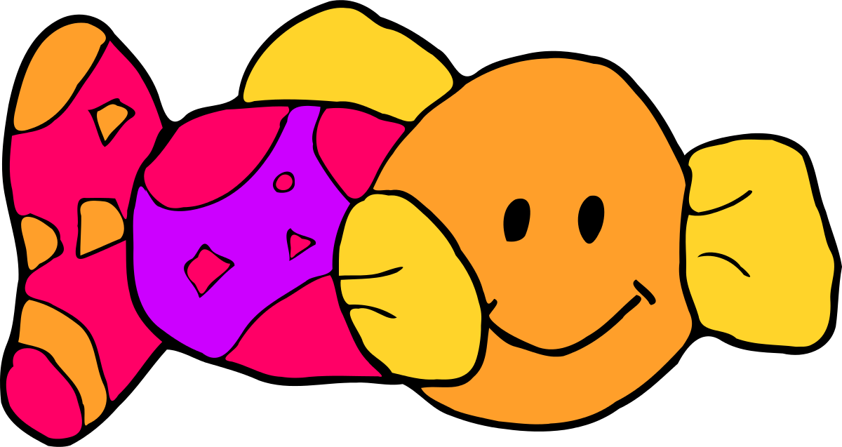 Toy Fish Clipart By Zeimusu - Clip Art (1200x637), Png Download