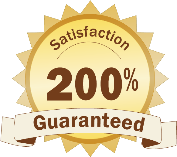 200% Satisfaction Guarantee - Glitter Smokey Eye (834x834), Png Download