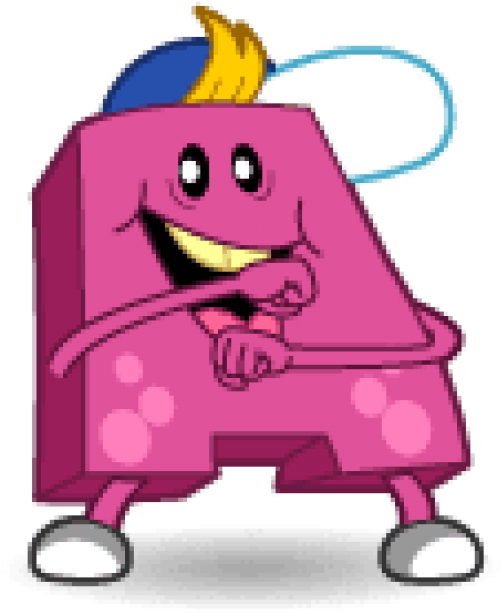 Free Png Download Abc Monster A Clipart Png Photo Png - Cartoon (850x700), Png Download