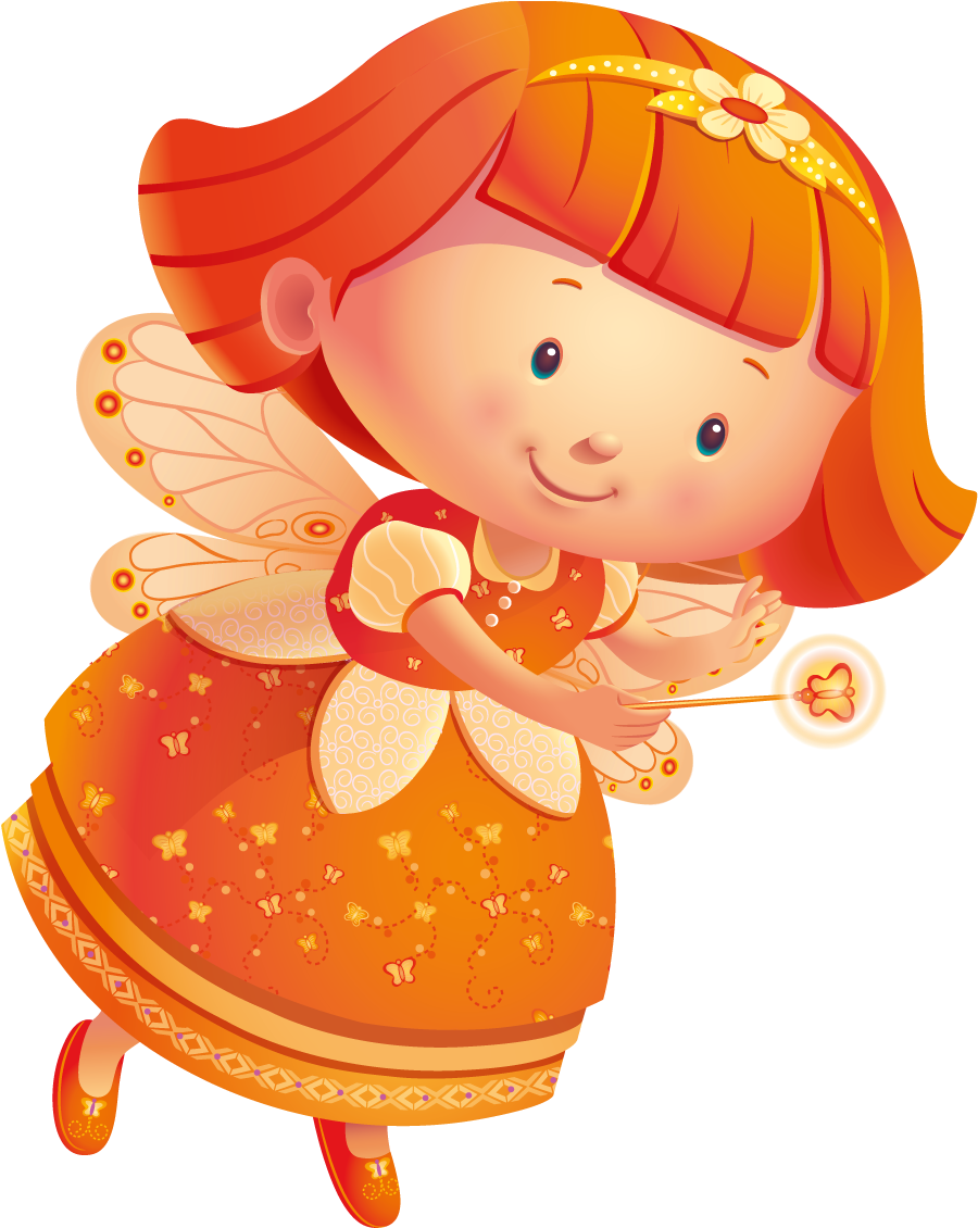 Fairy Silhouette Clip Art At Getdrawings - Muñecos Animados Naranjas (1000x1333), Png Download