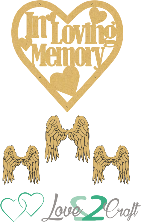 In Loving Memory Heart Shaped Dream Catcher With Wings - Heart (804x800), Png Download