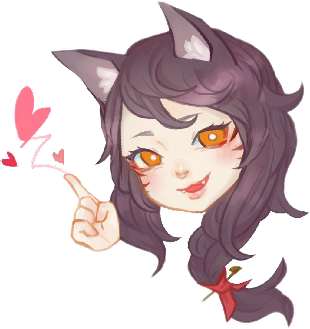 Ahri Sticker - Ahri Lol Transparent (1024x1086), Png Download