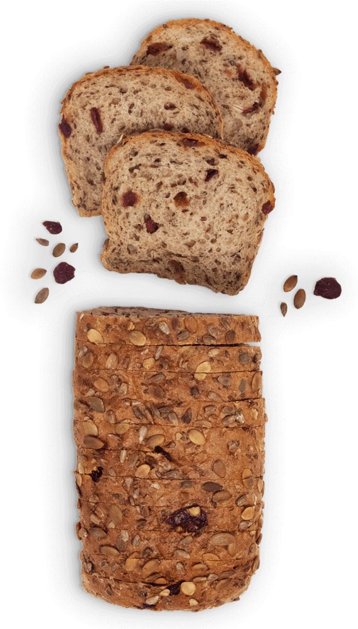 Cranberry Pumpkin Seed - Banana Bread (1200x1280), Png Download